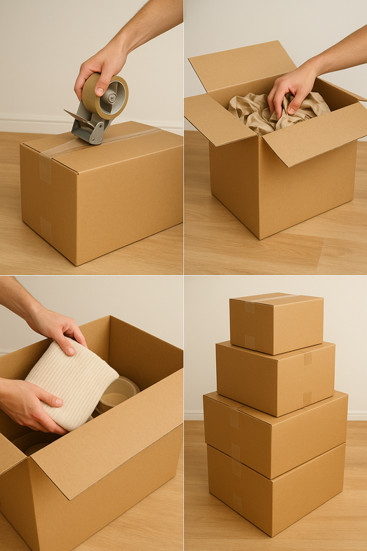 How to Keep Cardboard Boxes from Falling Apart When You Move