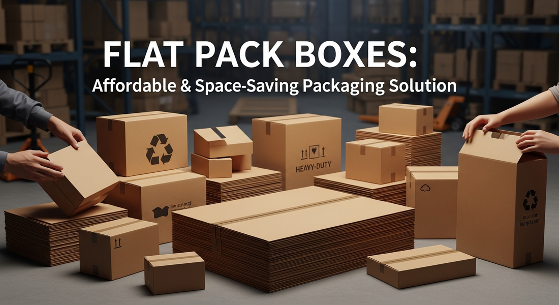 Flat Pack Boxes: Affordable & Space-Saving Packaging Solution