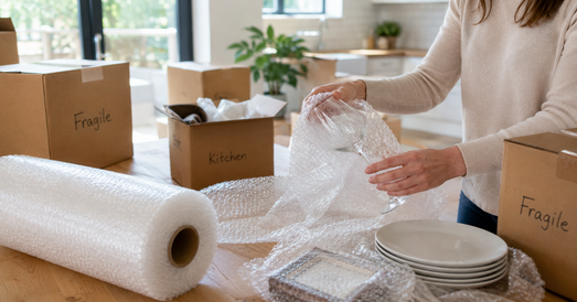 Wrap It Right: How to Choose the Best Bubble Wrap for Moving House