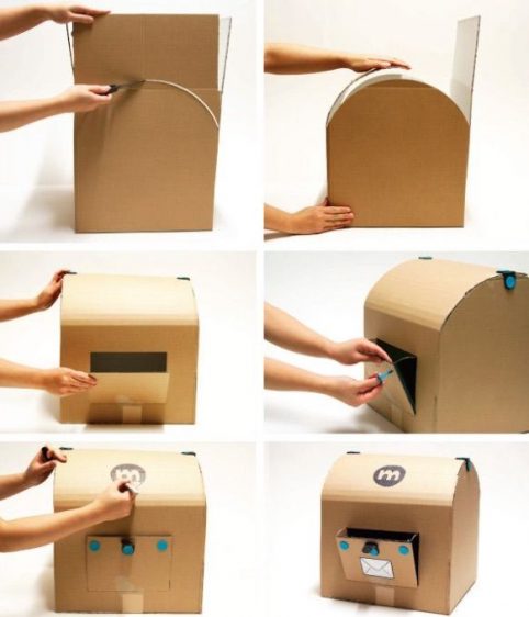cardboard boxes reuse ideas