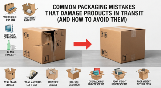 Common Packaging Mistakes That Damage Products in Transit (And How to Avoid Them)