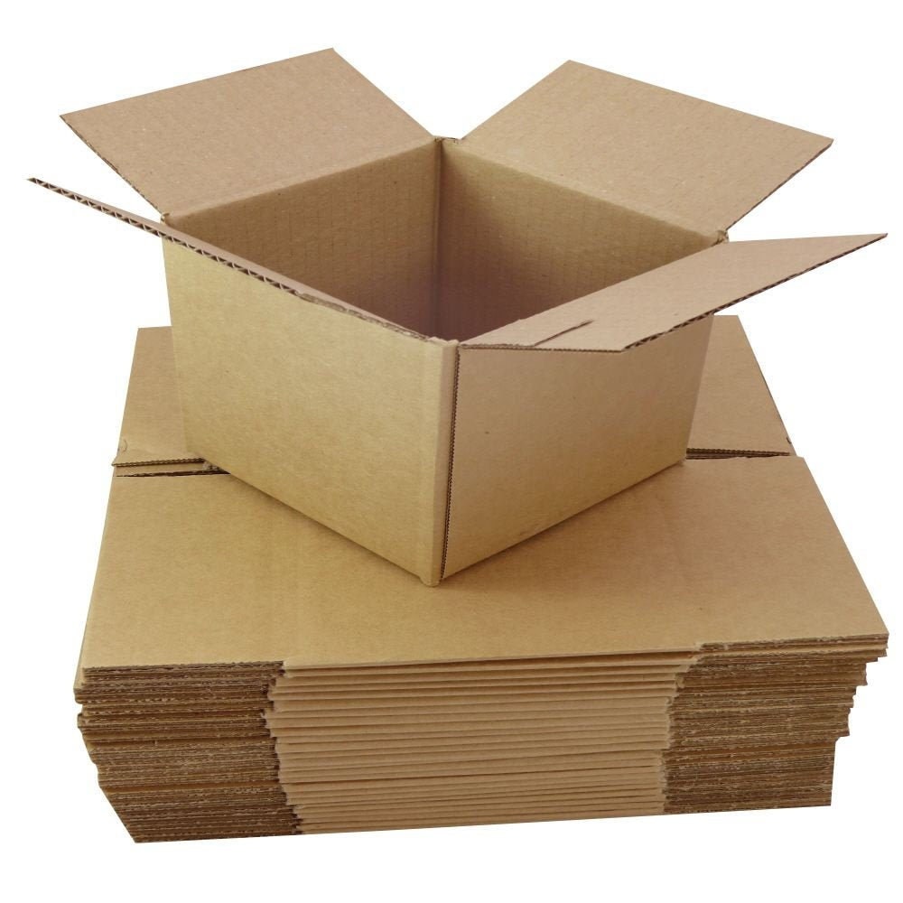 flat cardboard boxes