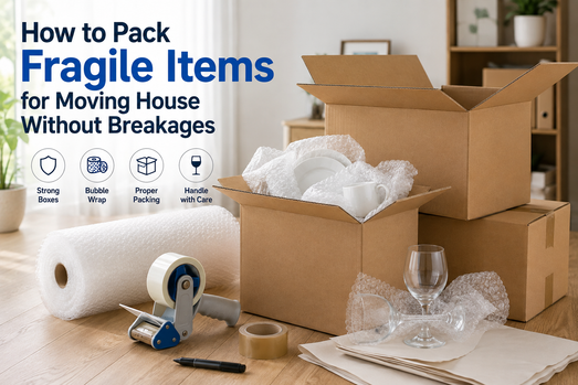 How to Pack Fragile Items for Moving House Without Breakages