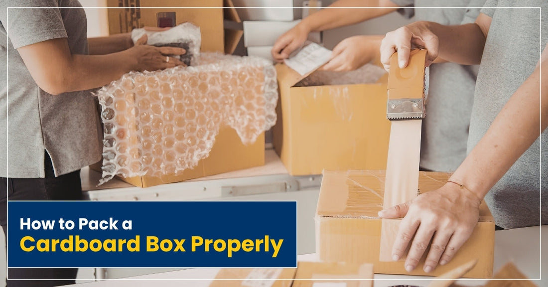How to Assemble, Fold, and Pack a Cardboard Box Properly