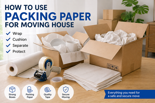 How to Use Packing Paper for Moving House: What to Wrap, Cushion and Protect